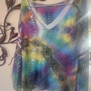 Crimson peacock shirt